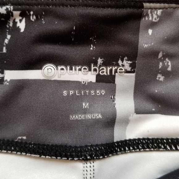 Splits59 Leggings with Pure Barre Logo Size Medium - Picture 2 of 3